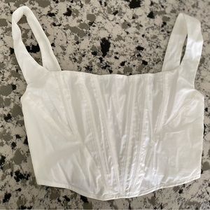 White Corset Top